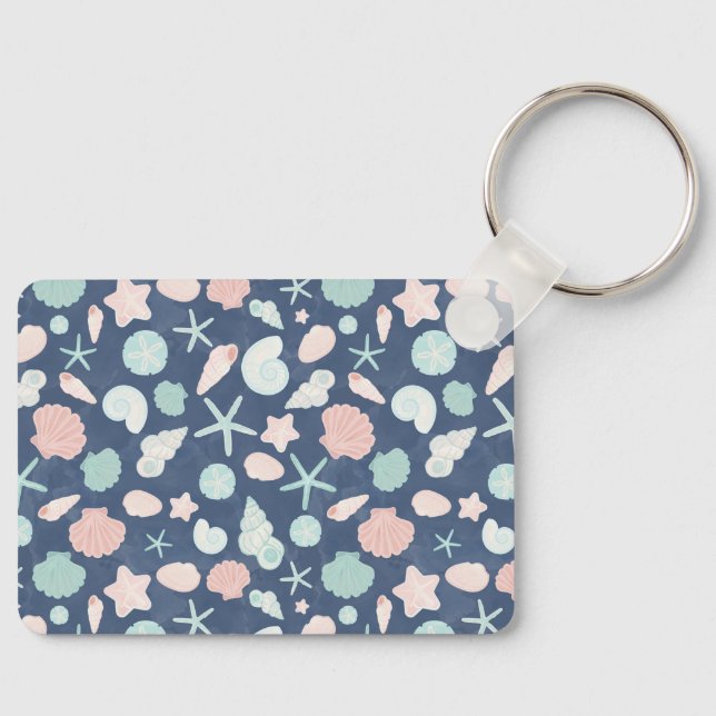 seashells pattern keychain (Front)