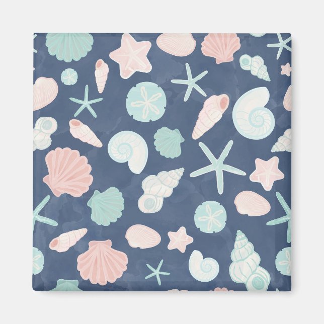 seashells pattern magnet (Front)