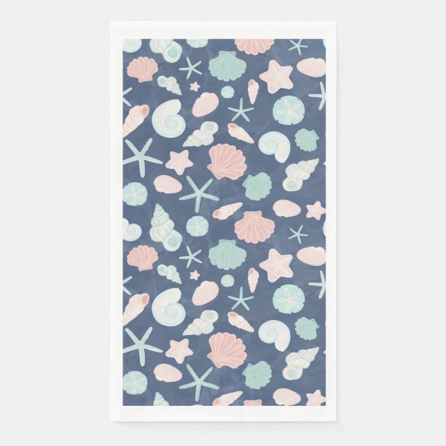 seashells pattern napkin (Front)
