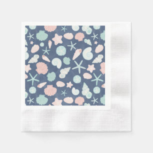 seashells pattern napkin