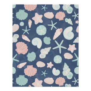 seashells pattern poster