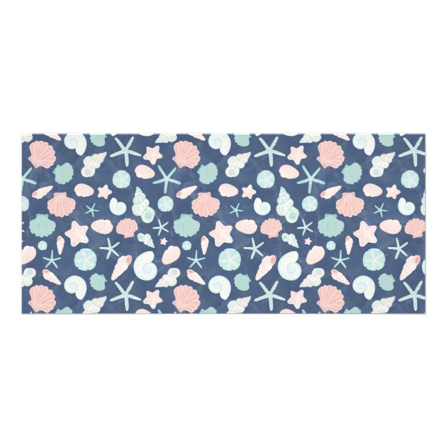 seashells pattern rack card (Front)