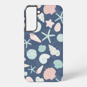 seashells pattern samsung galaxy case