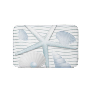 Seashells & Pearls Bath Mat