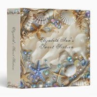 Seashells Sand Pearls Starfish Driftwood Sweet 16