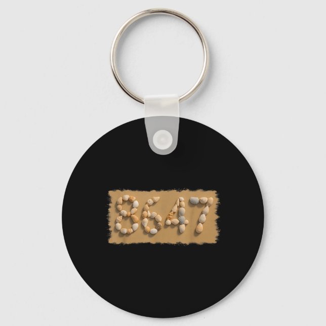 Seashells Sea Shells Summer Beach 14 Keychain (Front)