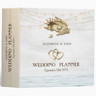 Seashells,Sea,String Lights Script Binder