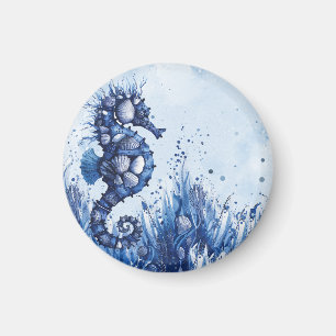 Seashells Seahorse Magnet