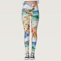 Seashells Starfish Across The Sand Pattern