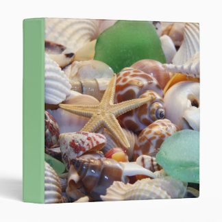 Seashells & Starfish Binder