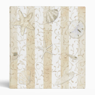 Seashells & Starfish Binder