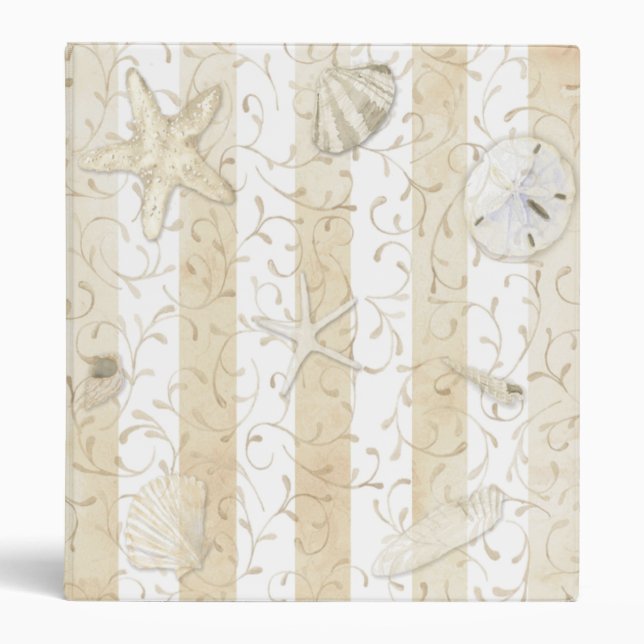 Seashells & Starfish Binder (Front)