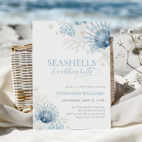 Seashells & Wedding Bells Bridal Shower Invitation