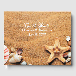 Seashells Wedding Guest Book