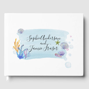 Seashells Wedding Guestbook