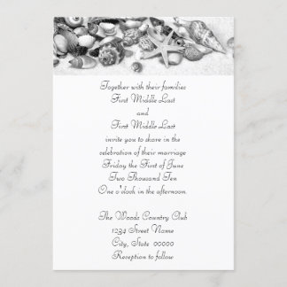 Seashells Wedding Invitations