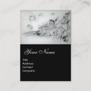 SEASHELLS WITH YOUNG GIRL BUSINESS CARD