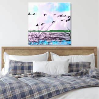 Seashore beach seaside canvas print