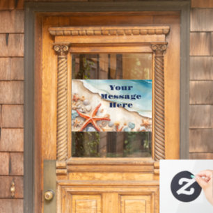 Seashore Bliss Beach Party Window Cling