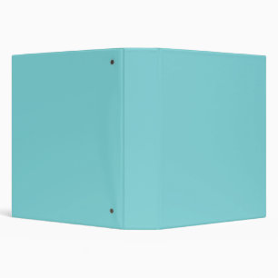 Seashore Blue Personalized Aqua Teal Background Binder