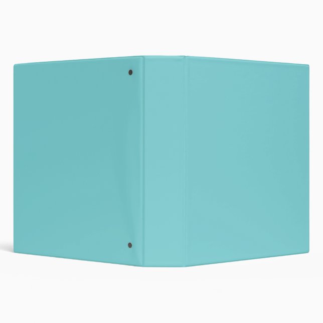 Seashore Blue Personalized Aqua Teal Background Binder (Background)