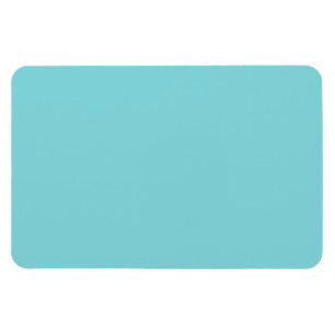 Seashore Blue Personalized Aqua Teal Background Magnet