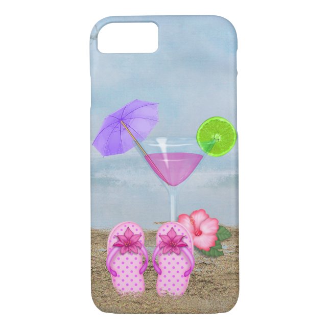 Seashore Cocktail Case-Mate iPhone Case (Back)