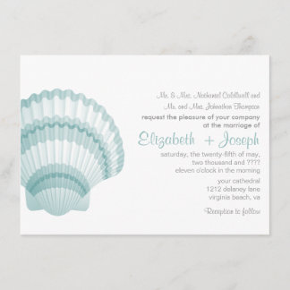 Seashore Elegance Faire-part de mariage