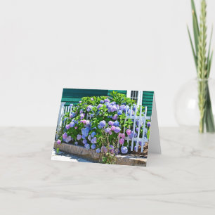 Seashore Hydrangeas Notecard