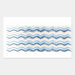Seashore Scribble ZigZag Sticker