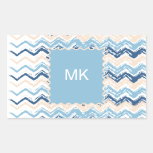 Seashore Scribble ZigZag Sticker