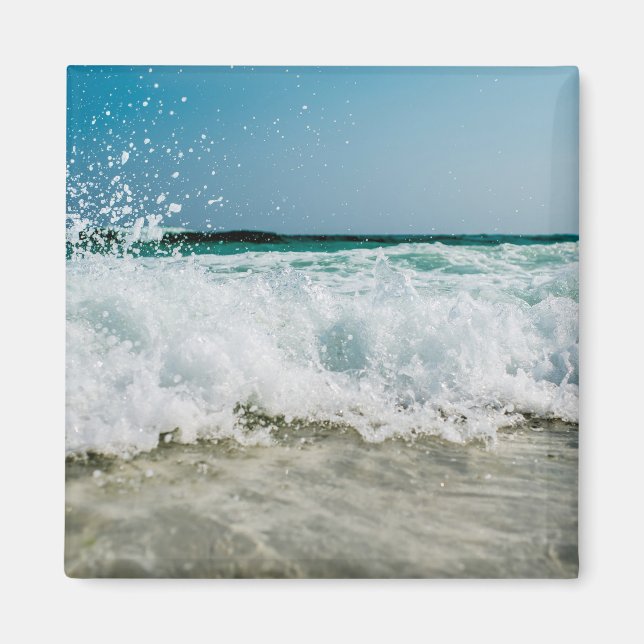 Seashore Seascape Waves Beach Magnet (Front)
