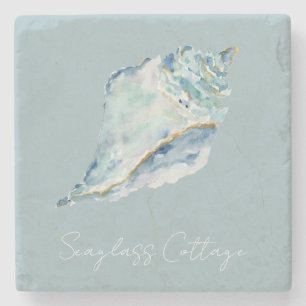 Seashore Shell Stone Coaster