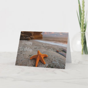 Seashore Starfish Thank You Card