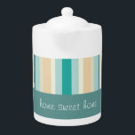 Seashore Stripes Pattern<br><div class="desc">Seashore Stripes Pattern - with colours of the beach and sea- sand, ocean blue, sky blue, and foam. Perfect design for men or for women. We have left all of the images used in this design customizable - You can play with them to your hearts content- Click the orange 'CustomizeThis'...</div>