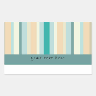 Seashore Stripes Pattern Sticker