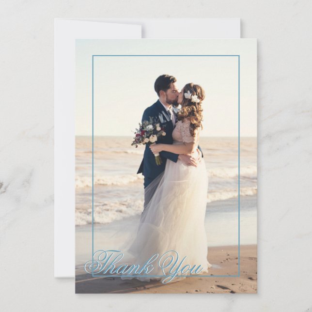 Seashore Treasures Mariage Photo Merci (Devant)
