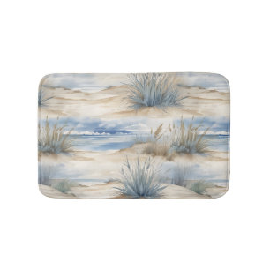 Seaside art beach theme bath mat