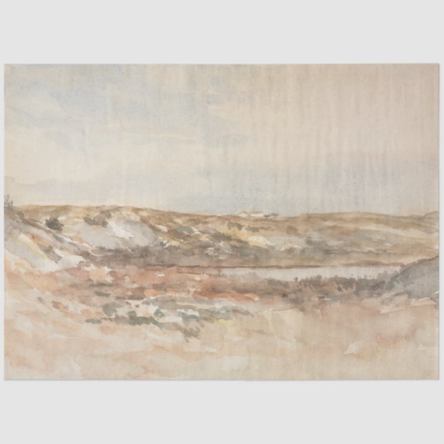 Seaside Bay Landscape Tissue Paper (Front)