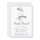 Seaside Beach Bridal Brunch Shower  Invitation