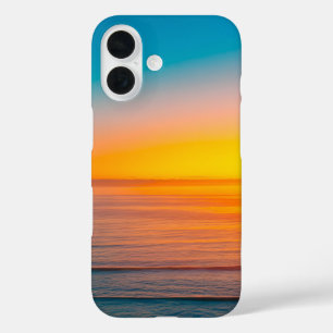 Seaside beach sunrise Beach Towel iPhone 16 Case