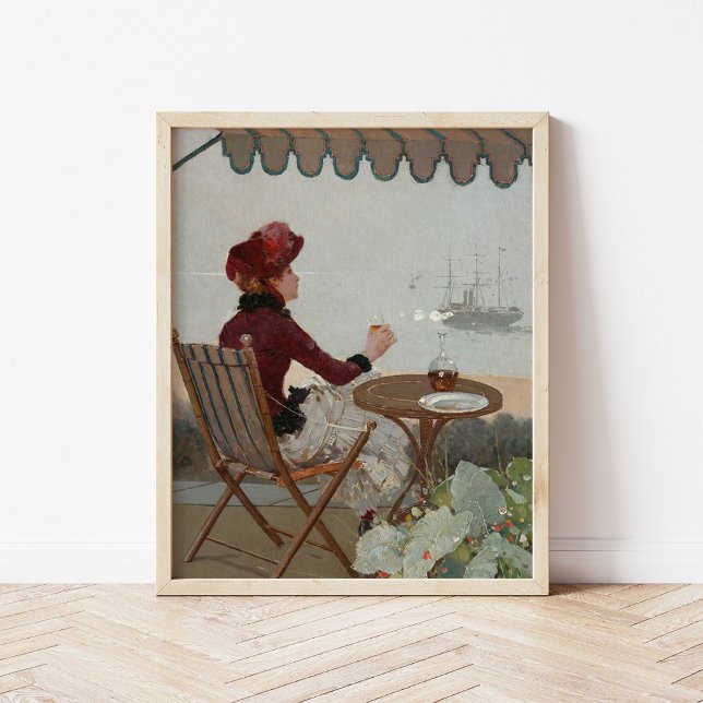 Seaside Café | Jean Béraud Poster (Creator Uploaded)