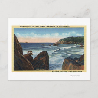 Seaside & Cannon Beach, Oregon Postcard