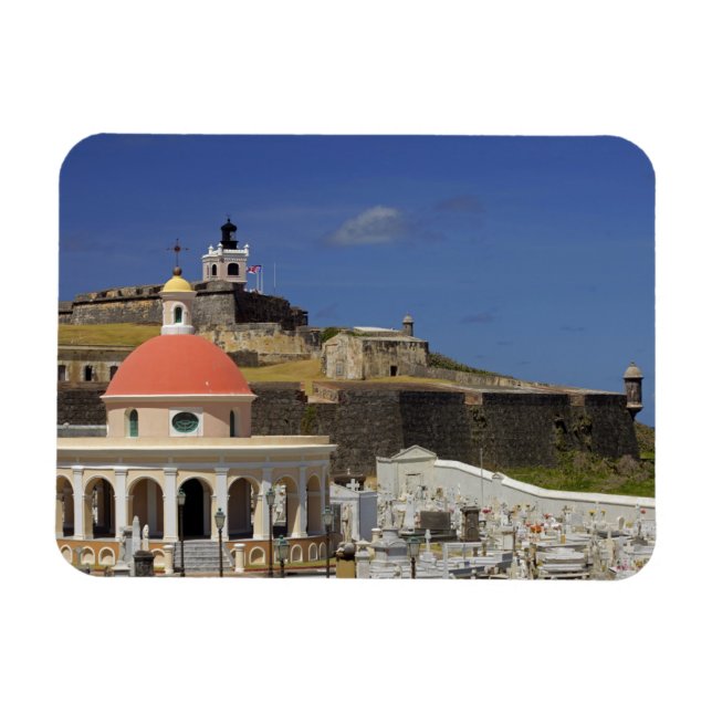 Seaside cemetery of Puerto Rico Magnet (Horizontal)