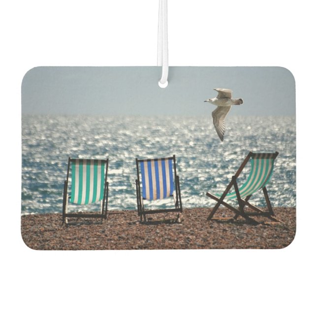 Seaside Deck Chairs and Seagull Air Freshener (Front)