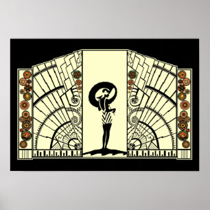 Seaside Deco - Yellow & Orange Poster