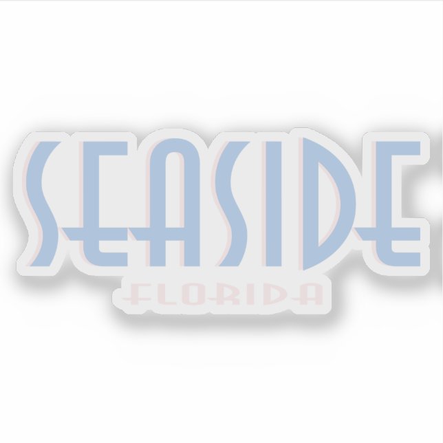 Seaside Florida Deco Typography (Front)