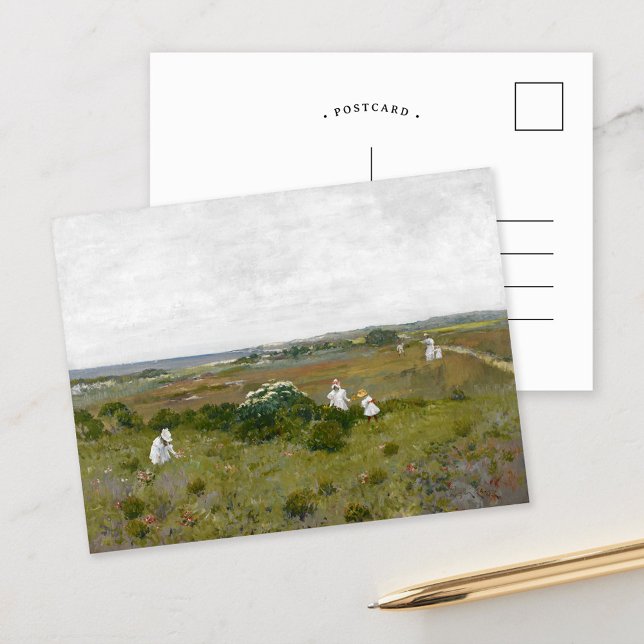 Seaside Flowers | William Merritt Chase Postcard (Creator Uploaded)