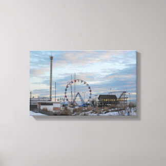 Seaside Funtown Pier Canvas Print