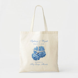 Seaside Garden Wedding Welcome Tote Bag